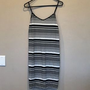 Jersey Striped Tank DressOne Clothing Womens